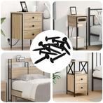 vidaXL Zelftappende Nagel 12 pcs Zwart 4 x 25 mm Staal, Verzenden, Nieuw