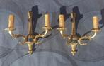 Wandlamp (2) - Empire-stijl - Verguld brons