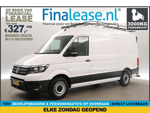 Volkswagen Crafter 35 2.0 TDI L3H3 140PK 3000KG TG €327pm, Auto's, Bestelauto's, Lease, Handgeschakeld, Diesel, Volkswagen, Wit