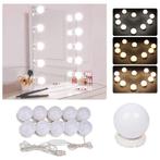 Hollywood spiegellampen / spiegelverlichting met 10 dimbare, Huis en Inrichting, Badkamer | Badtextiel en Accessoires, Ophalen of Verzenden