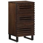 vidaXL Dressoir 40x34x75 cm massief mangohout bruin, Huis en Inrichting, Kasten | Overige, Verzenden, Nieuw