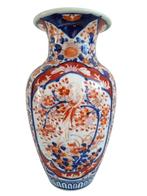 Vaas - Porselein - Japan - vogel+bloemdecor, Imari (Zonder
