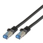 Cat7 3M Zwart SSTP/PiMF halogeenvrij patchkabel, Computers en Software, Pc- en Netwerkkabels, Ophalen of Verzenden, Nieuw