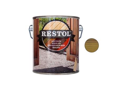 Restol Restol houtolie mat 2,5 liter, tuinhout groen, Doe-het-zelf en Verbouw, Verf, Beits en Lak, Nieuw, Verzenden