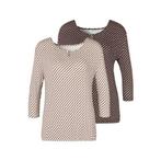 Vivance Shirt met ronde hals Met gouden sierknop bij de, Kleding | Dames, Verzenden, Nieuw