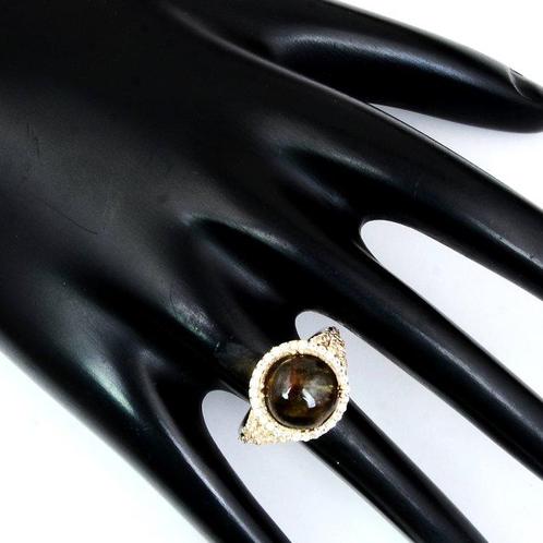 Zonder Minimumprijs - Ring - 14 karaat Geel goud - 6.84ct., Sieraden, Tassen en Uiterlijk, Ringen