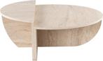 Asir 552NOS2502/241NRD1101 tafel Travertijn van 159 voor €49, Huis en Inrichting, Overige materialen, 50 tot 100 cm, Rond, Nieuw