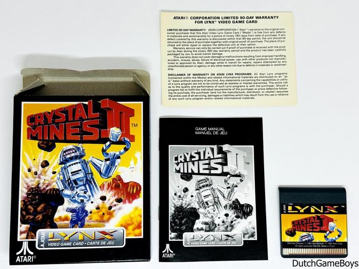 Atari Lynx - Crystal Mines II, Spelcomputers en Games, Games | Atari, Gebruikt, Verzenden