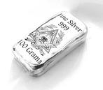 100 gram - Zilver .999 - Freemasons Faith Hope Charity