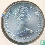 Kaaimaneilanden 25 dollars 1977 25th anniversary Accessi..., Postzegels en Munten, Verzenden, Losse munt, Goud