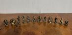 12 miniature statues, depicting Hindu deities : Buddha,, Antiek en Kunst