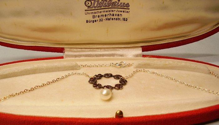 Zonder Minimumprijs - Halsketting Zilver - 4.13ct. tw., Sieraden, Tassen en Uiterlijk, Kettingen