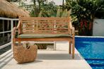 Teak Stationsbank | 100 breed | Gerecycled Teak, Verzenden, Nieuw