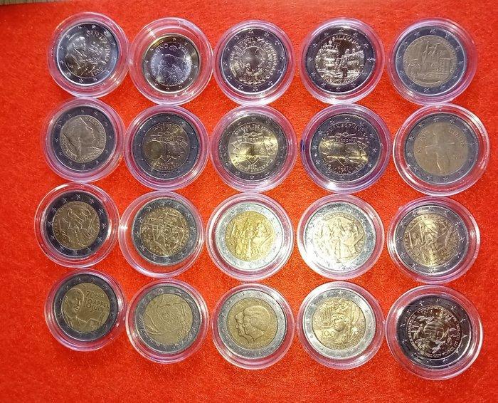 Europa. 2 Euro 2004/2024, lot 20x (Zonder Minimumprijs), Postzegels en Munten, Munten | Europa | Euromunten