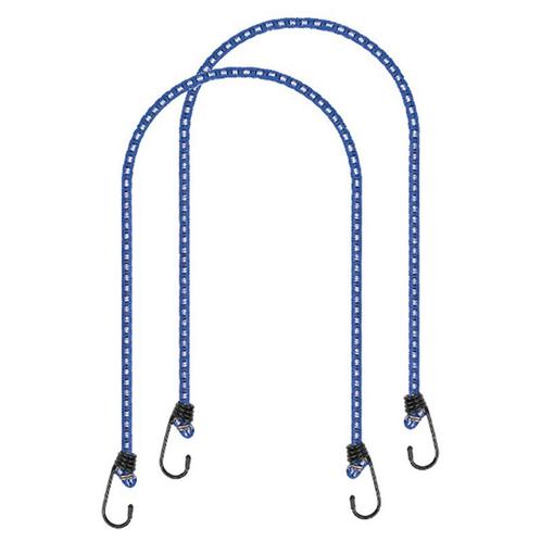 ProPlus Bagagespin set - Ø 8 mm - 80 cm - 2 stuks - blauw.., Fietsen en Brommers, Fietsaccessoires | Overige Fietsaccessoires