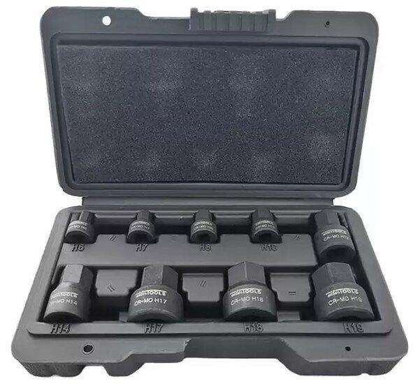 Stubby Slag Inbus Dopsleutelset H6 tot H19 Laag Profiel 9..., Auto diversen, Autogereedschap, Verzenden