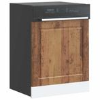 vidaXL Vaatwaspaneel Porto 60x1,5x67 cm bewerkt hout oud, Huis en Inrichting, Keuken | Keukenelementen, Verzenden, Nieuw, Bruin