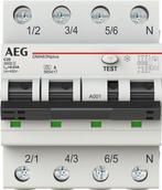 Aardlekautomaat 3P+N, C Kar. 20A, 30mA, 6kA, Ophalen of Verzenden, Nieuw
