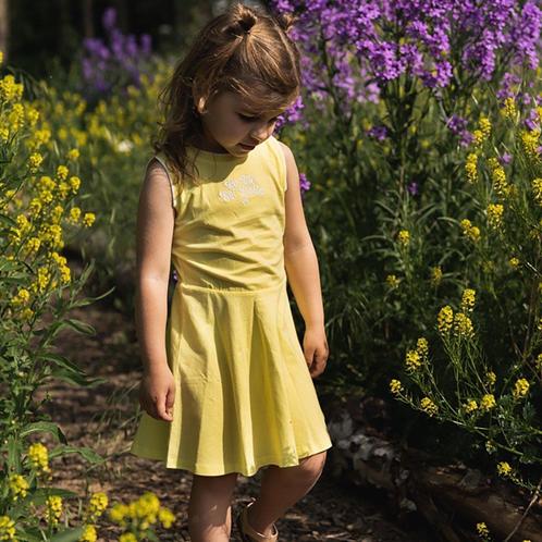 Zomerjurkje (yellow), Kinderen en Baby's, Kinderkleding | Maat 110, Meisje, Nieuw, Jurk of Rok, Verzenden