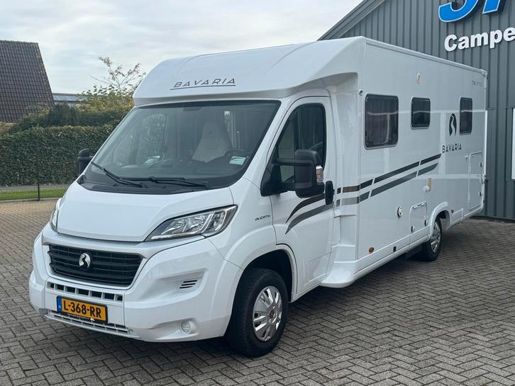 Bavaria T740 Style | Automaat | Levelsysteem | Queensbed, Caravans en Kamperen, Campers, Cassettetoilet, Automaat, L-zit, Diesel