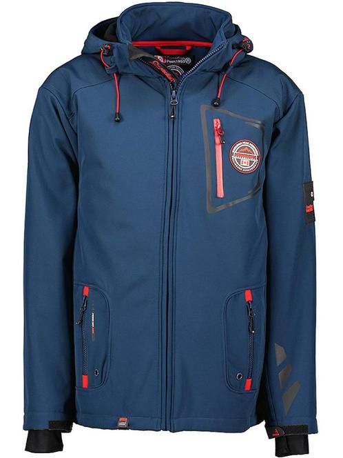 Canadian Peak Heren Softshell Jas Met Afneembare Capuchon, Kleding | Heren, Jassen | Zomer, Blauw, Nieuw, Verzenden