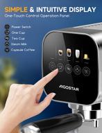 Aigostar Espressomachine - Pistonmachine - 20 Bar - Koffiema, Verzenden, Nieuw