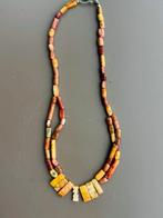 IJzertijd schelpen halsketting