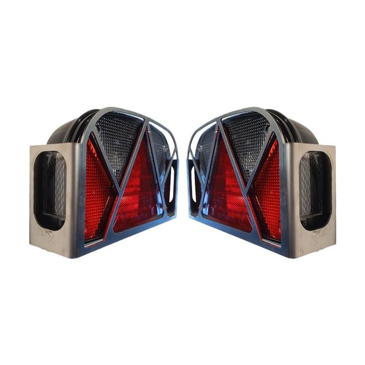 Set RVS Achterlicht Beschermers Voor Aspöck Multipoint 2, Auto-onderdelen, Verlichting, Nieuw, Ophalen of Verzenden