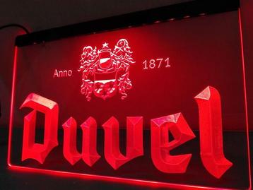 Duvel neon bord lamp LED verlichting reclame lichtbak bier beschikbaar voor biedingen