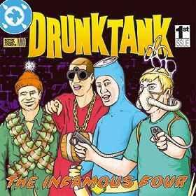 cd - Drunktank - The Infamous Four, Cd's en Dvd's, Cd's | Overige Cd's, Zo goed als nieuw, Verzenden