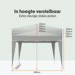 2dekans | LifeGoods Partytent Plus - Opvouwbare tent - 3x3 m, Tuin en Terras, Partytenten, Ophalen of Verzenden, Zo goed als nieuw