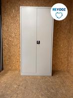 Draaideurkast - 195x93x42cm - lichtgrijs met lichtgrijze..., Zakelijke goederen, Kantoor en Winkelinrichting | Kantoormeubilair en Inrichting