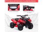 HOMCOM Elektroquad 6V batterij elektrische auto LED koplamp, Verzenden, Nieuw