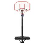 Basketbalstandaard 258-363 cm polyetheen wit, Verzenden, Nieuw