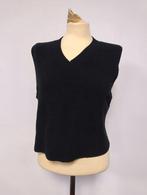 Chic Black Sleeveless Knit Top, Verzenden, Nieuw