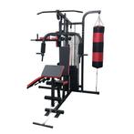 Krachtstation - home gym - met 68 kg gewicht - en bokszak, Ophalen of Verzenden, Nieuw