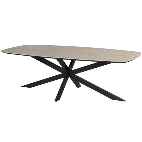 Prado dining tuintafel 240x105xH75 cm antraciet met, Tuin en Terras, Tuintafels, Nieuw, Ophalen of Verzenden