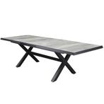 New Delhi uitschuifbare dining tuintafel 204-264x103xH76,5, Tuin en Terras, Tuintafels, Ophalen of Verzenden, Nieuw