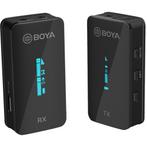 Boya 2.4 GHz Dual Lavalier Microphone Wireless BY-XM6-S1, Muziek en Instrumenten, Microfoons, Nieuw, Overige typen, Ophalen of Verzenden