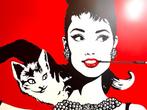 Antonio de Felipe - Audrey Hepburn (with cat) - Jaren 2000, Antiek en Kunst