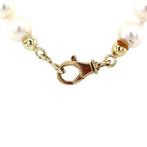 Parel collier met gouden sluiting 14 krt, Ophalen of Verzenden, Nieuw