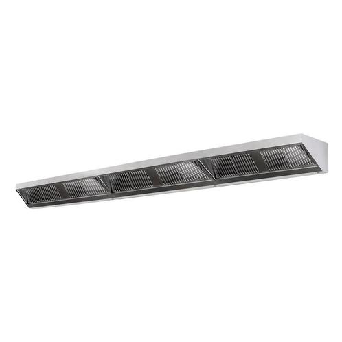 GGM Gastro | Wandafzuigkap - 4400mm - met filter & lamp |, Witgoed en Apparatuur, Afzuigkappen, Inbouw, 800 m³ per uur of meer
