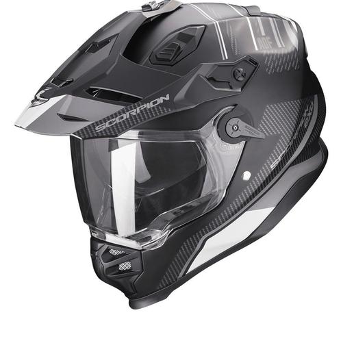 Scorpion ADF-9000 Air Desert Mat Zwart-Zilver Adventure Helm, Motoren, Kleding | Motorhelmen, Offroadhelm, Heren, XXL, Nieuw met kaartje