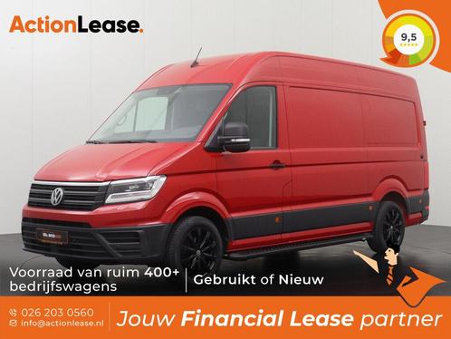 Volkswagen Crafter Bestelbus L3 H3 2019 Diesel Automaat, Auto's, Volkswagen, Dealer onderhouden, Lease, Zwart, Automaat, Financial lease