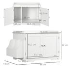 TRUUSK Kattenbak Kattenhuis Met Scheidingswand Magnetische Z, Dieren en Toebehoren, Verzenden, Nieuw