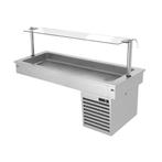 GGM Gastro | Inbouw koelbak 1,5m - +2 tot +8 °C - 4x GN 1/1, Verzenden, Nieuw in verpakking
