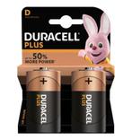 Duracell Batterij Plus Power D/LR20 blister 2, Audio, Tv en Foto, Accu's en Batterijen, Ophalen of Verzenden, Nieuw