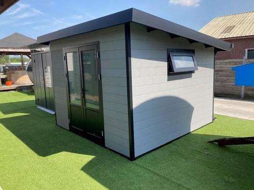 ACTIE!! COMPOSIET TUINHUIS 303x303CM ONDERHOUDSVRIJ 28mm.!!, Tuin en Terras, Tuinhuizen, 200 tot 400 cm, 2 ramen, 250 tot 500 cm