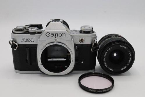 Canon AE-1 + FD 2,8/28mm | Analoge camera, Audio, Tv en Foto, Fotocamera's Analoog