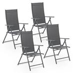 Tuinstoel / Kampeerstoel Calena - Set van 4 - Opvouwbaar - V, Verzenden, Nieuw
